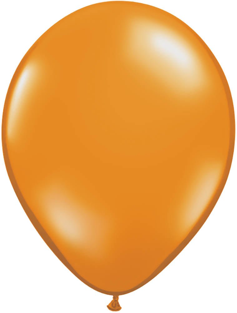 Mandarin Orange 11'' Latex Balloon - JJ's Party House