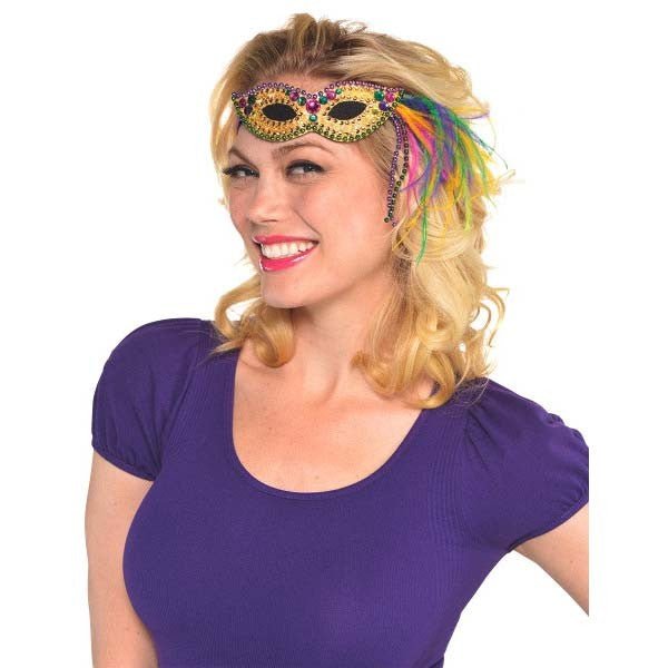 Mardi Gras Mask Headband - JJ's Party House: Birthday,Balloons,Favors,Gifts