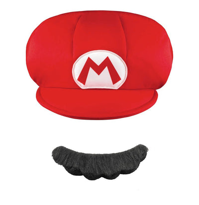 Mario Child Hat & Mustache - JJ's Party House