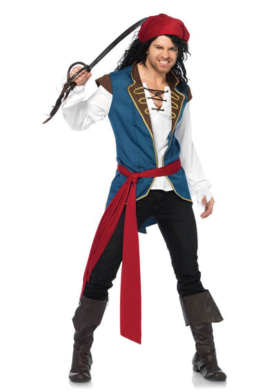 Men's Pirate Scoundrel Costume - JJ's Party House