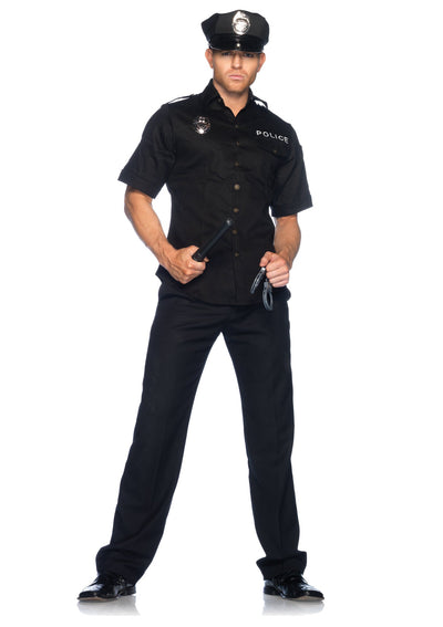 Men's Police Shirts Costume - JJ's Party House