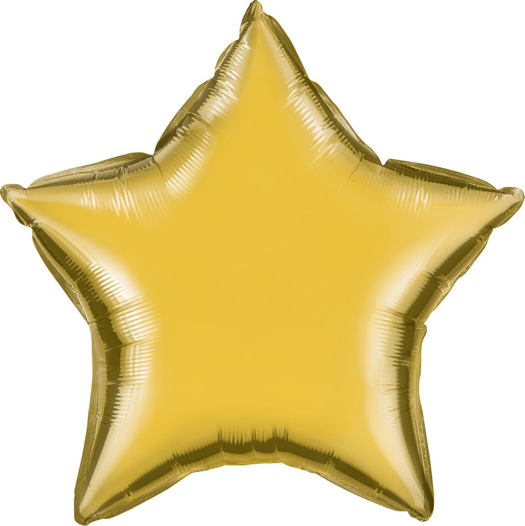 Met Gold Star Foil Balloon - JJ's Party House