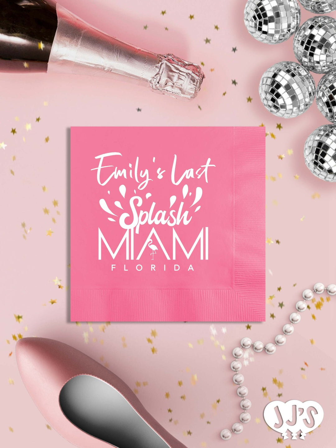 Miami Last Splash Bachelorette Party Napkins - JJ's Party House