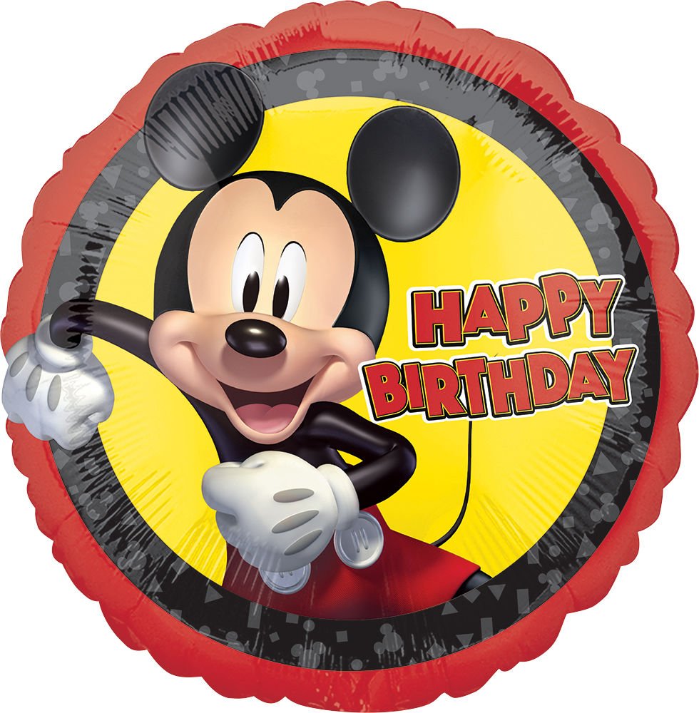 Mickey Forever Birthday Mylar Balloon 18" - JJ's Party House