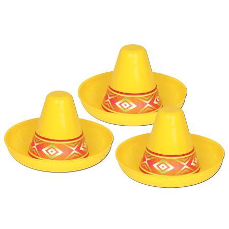 Mini Plastic Sombreros - JJ's Party House