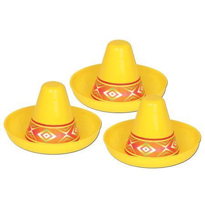 Mini Plastic Sombreros - JJ's Party House