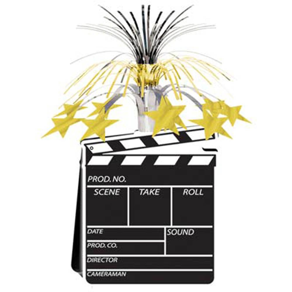 Movie Set Clapboard Centerpiece 15'' - JJ's Party House