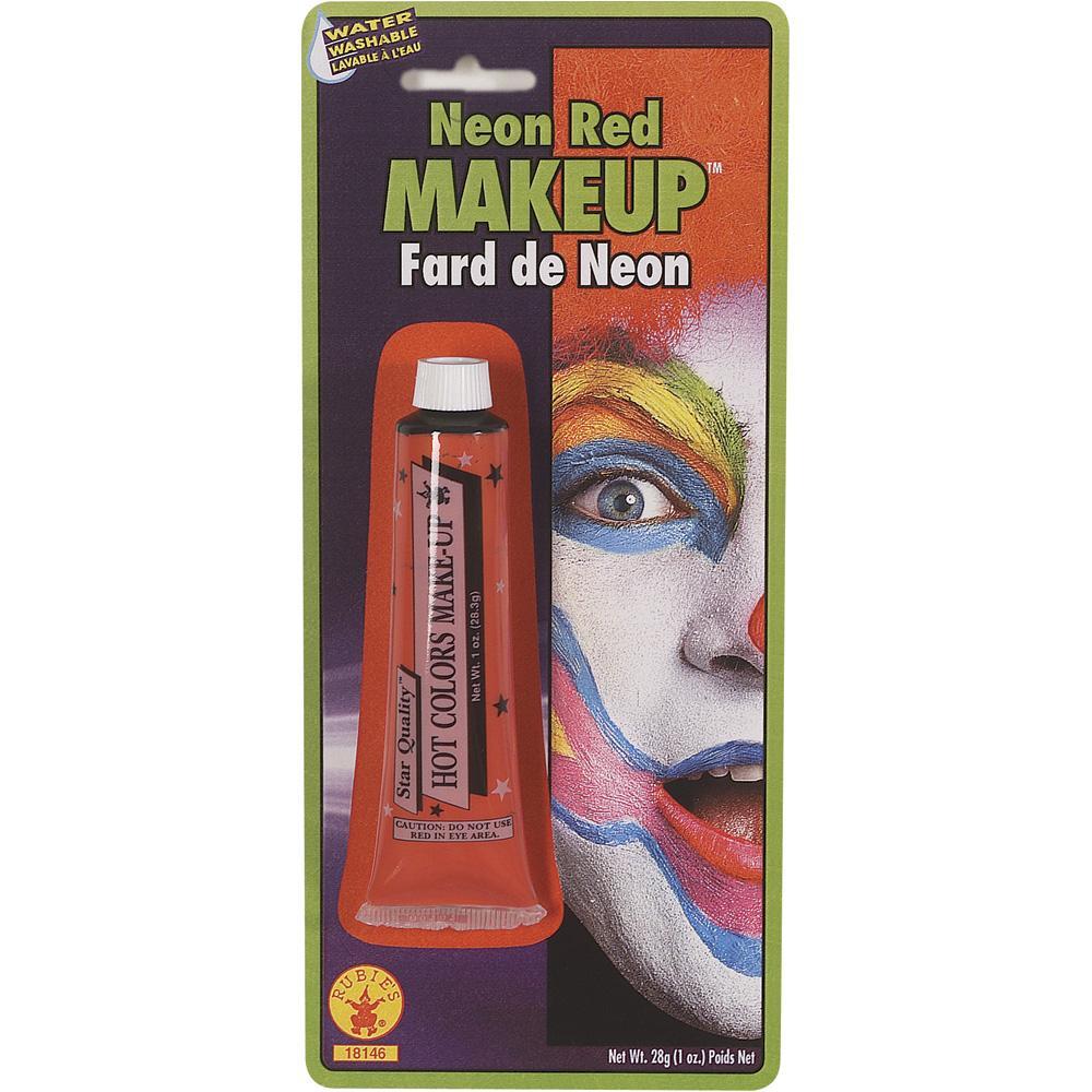 Neon Red Makeup - JJ's Party House