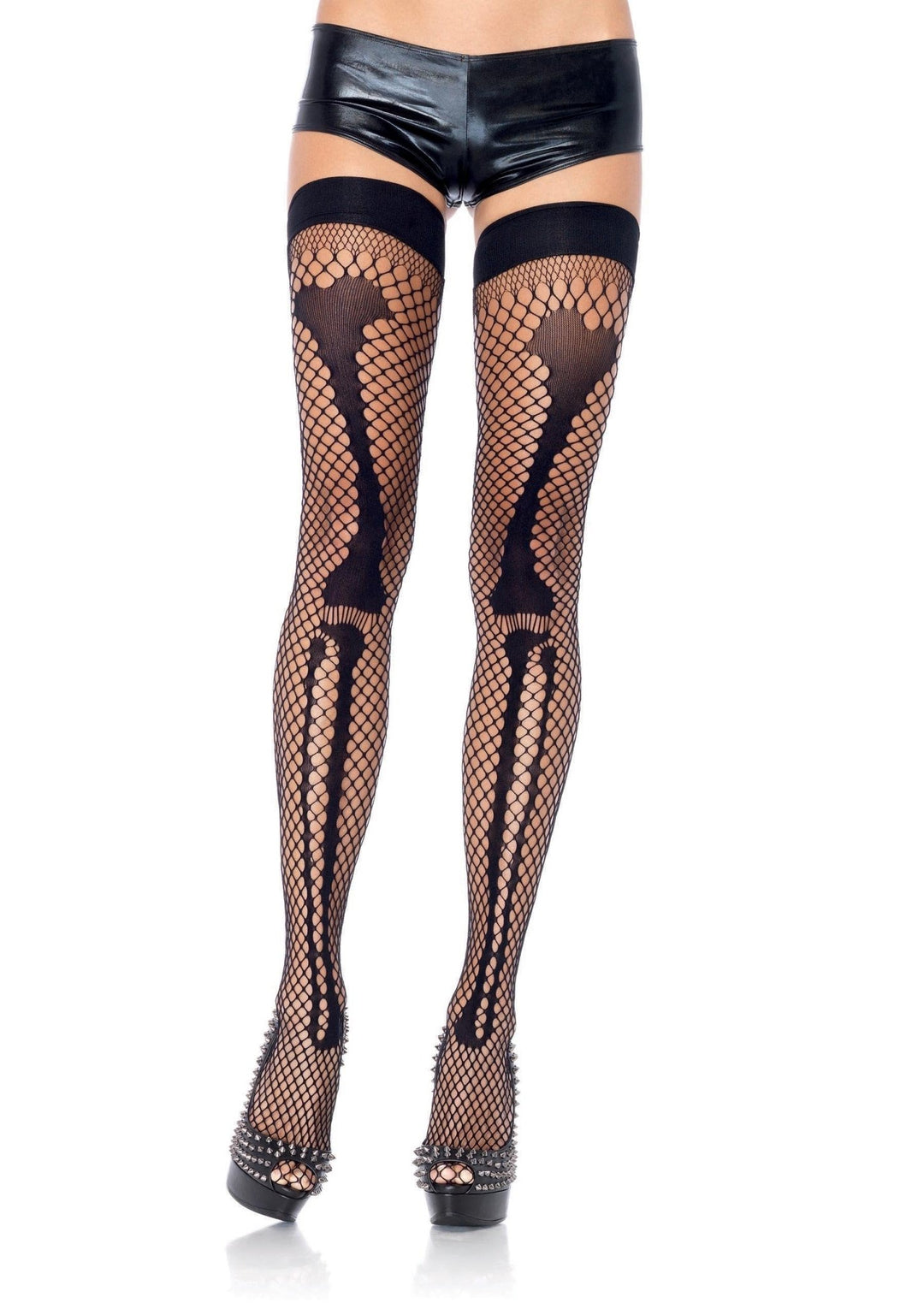 Net Leg Bone Thigh Highs - JJ's Party House