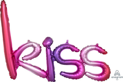 Ombre Kiss Phrase Balloon - JJ's Party House