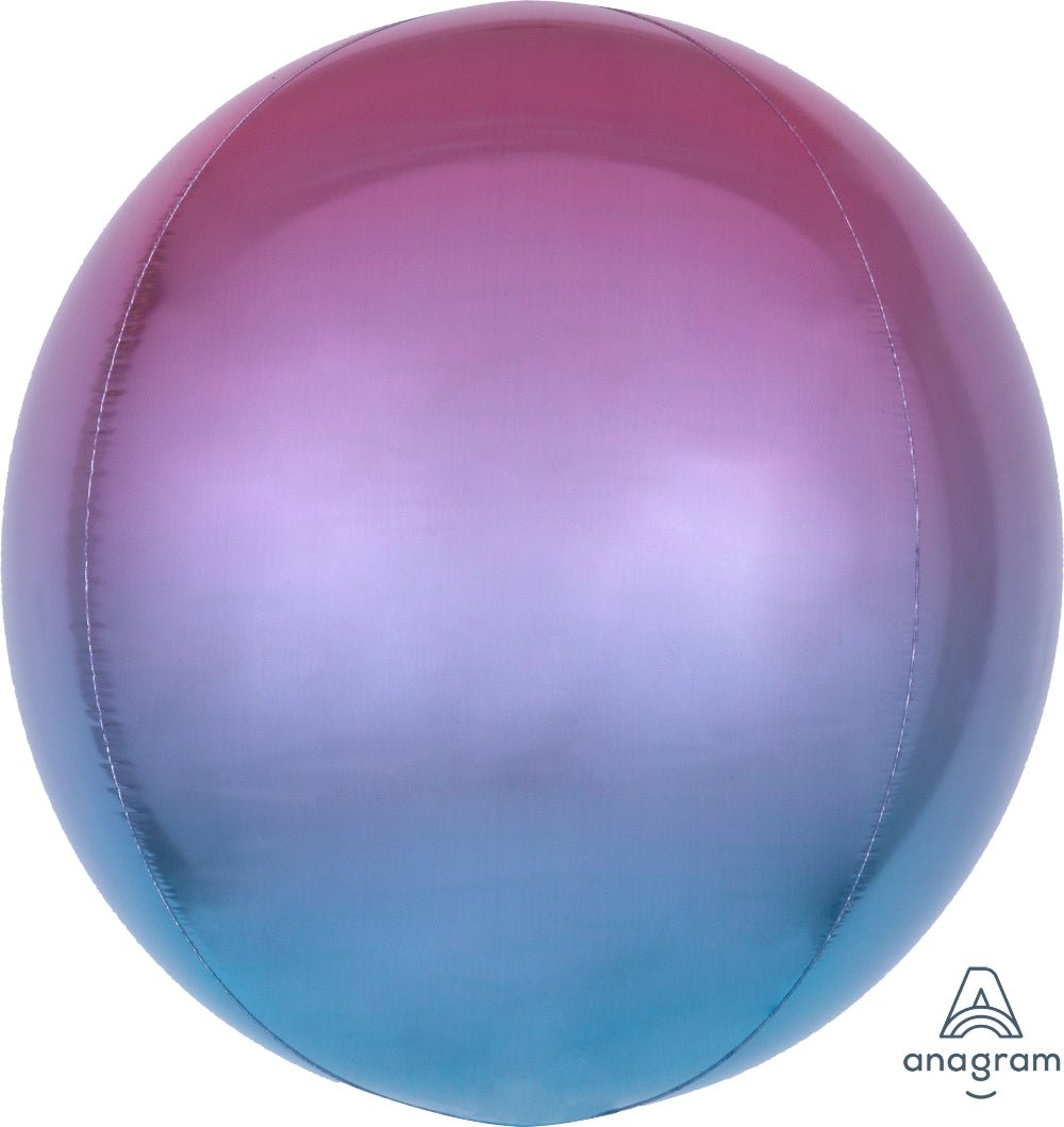 Ombre Purp/BluOrbz Balloon 16'' - JJ's Party House