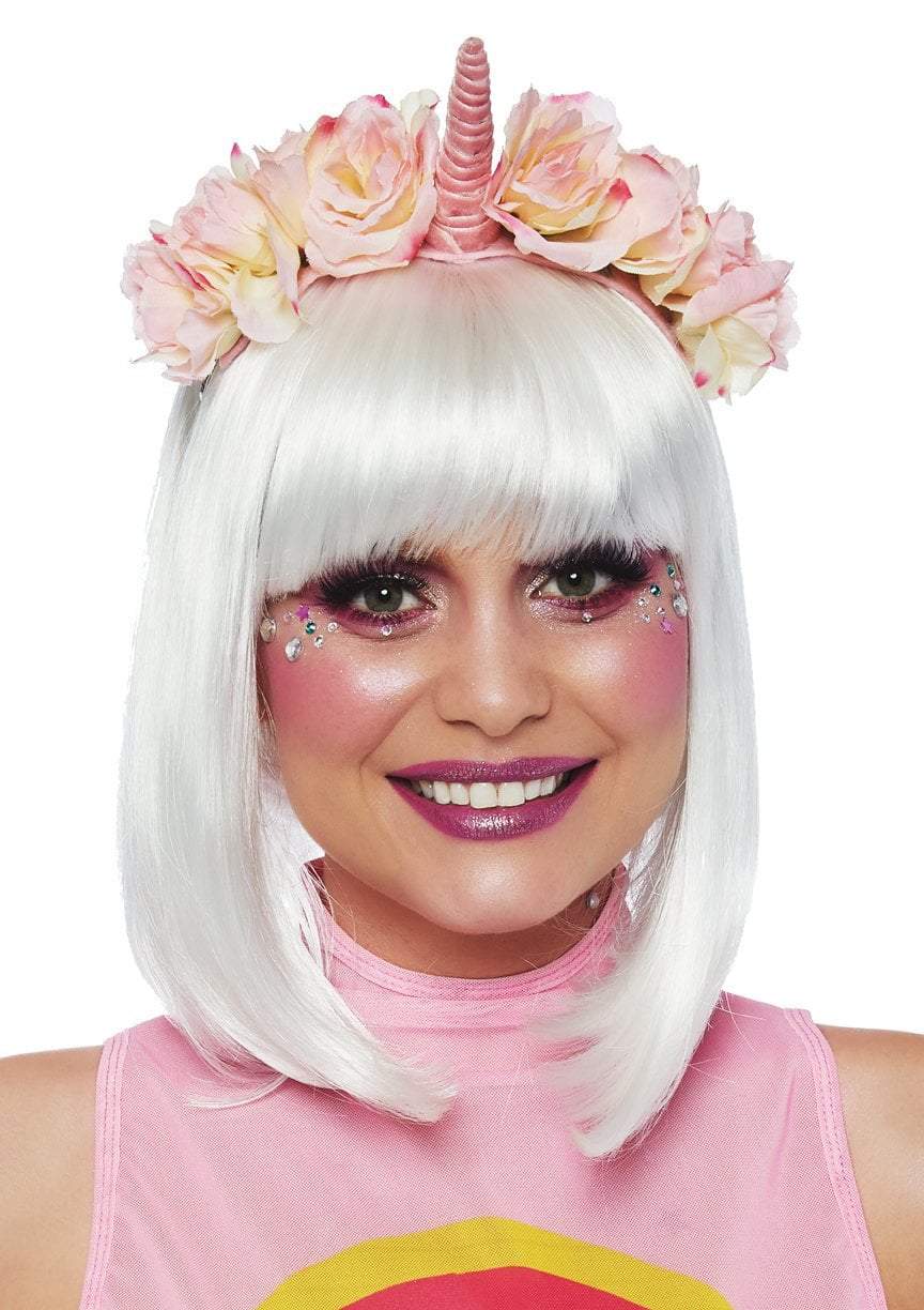 Pastel Velvet Flower Unicorn Headband - JJ's Party House