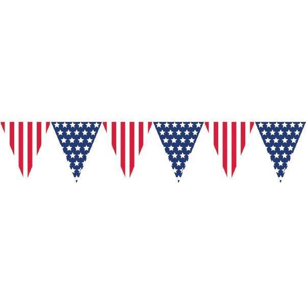 Patriotic Pennant Banner - JJ's Party House