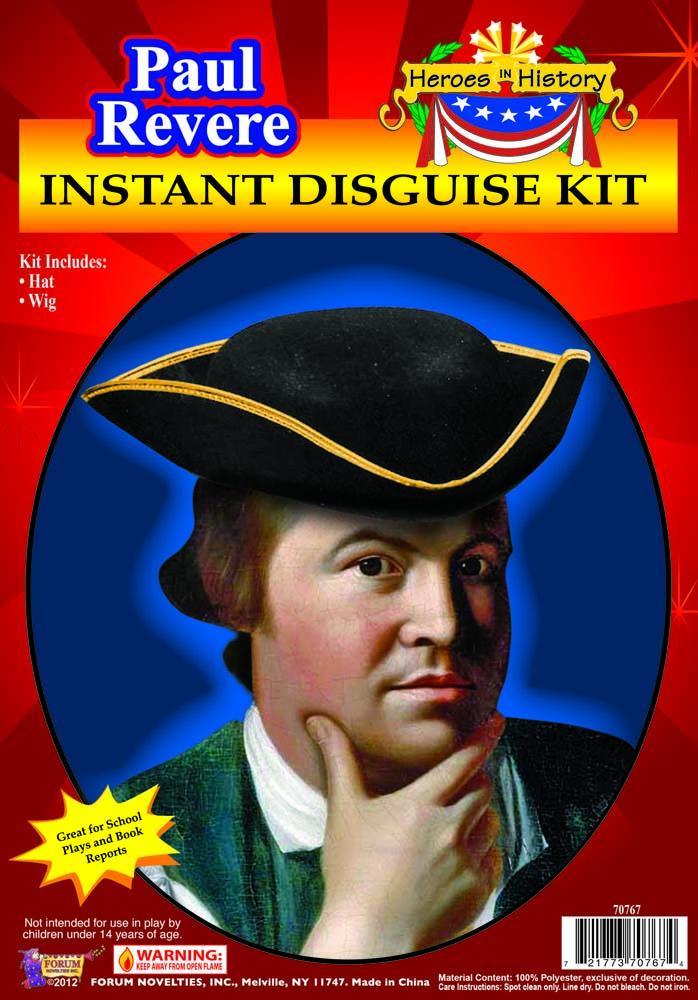 Paul Revere Disguise Kit - Heroes In History - JJ's Party House