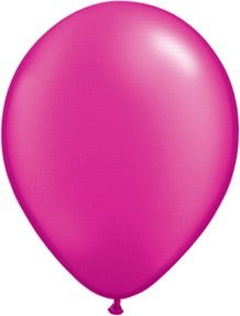 Pearlized Magenta 11'' Latex Balloon - JJ's Party House