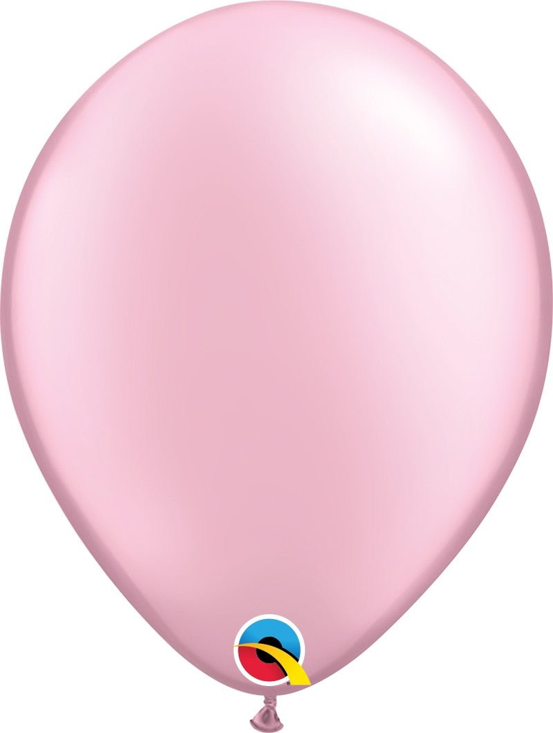 Pearlized Pink 11'' Latex Balloon - JJ's Party House