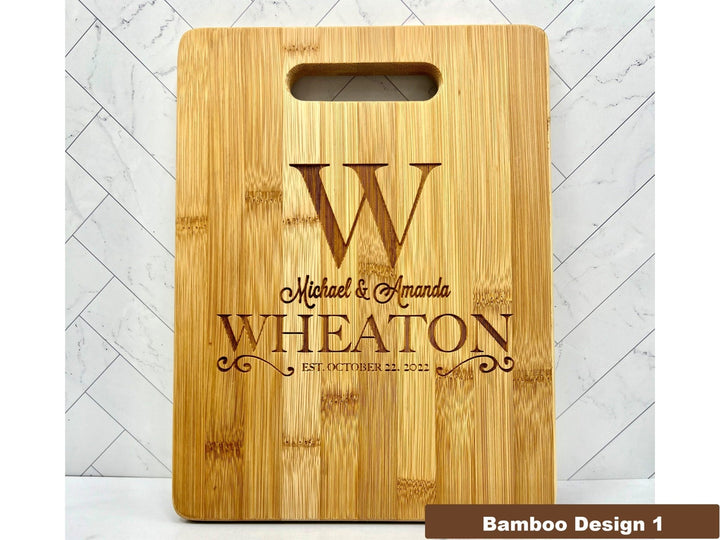 Personalized Gifts, Personalized Cutting Boards, Wedding Gifts, Custom Cutting Board Personalized | Anniversary,Engagement,Christmas Gifts - JJ's Party House