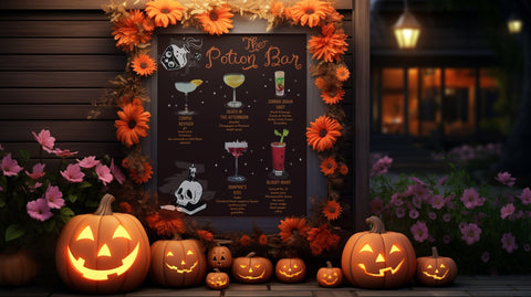 Personalized Potion Bar Halloween Drinks Sign - JJ's Party House