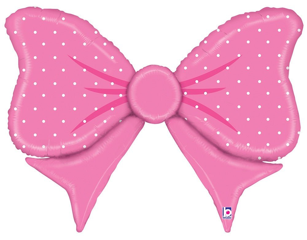 Pink Bow Balloon 43'' - JJ's Party House