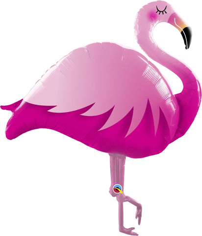 Pink Flamingo Supershape Ballo - JJ's Party House