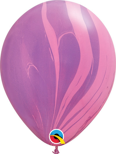 Pink/Violet Marble Latex 11'' - JJ's Party House