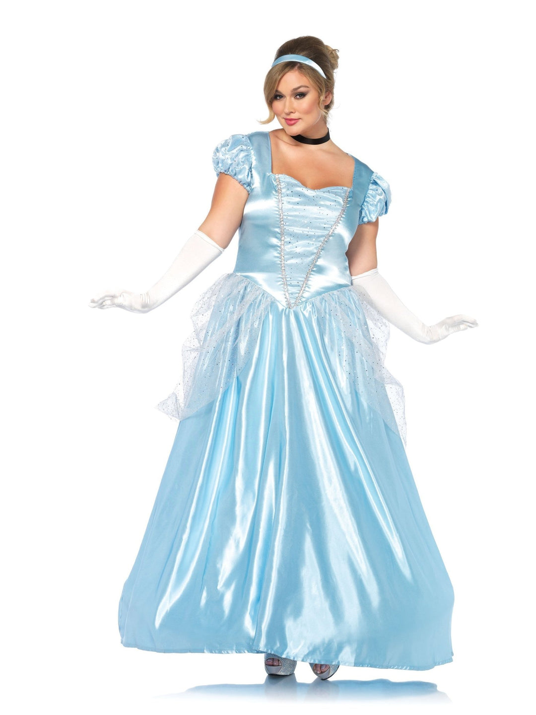 Plus Size Classic Cinderella Costume Gown - JJ's Party House