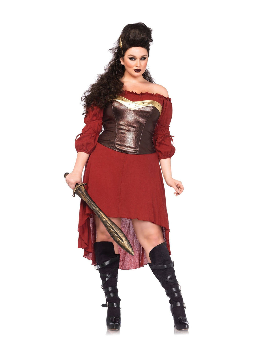 Plus Size Warrior Babe Corset - JJ's Party House