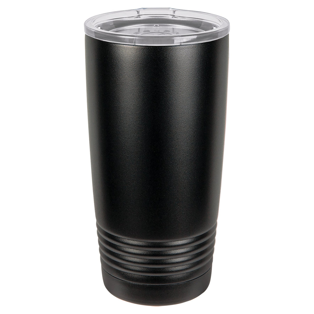 Polar Camel 20 oz. Black Ringneck Vacuum Insulated Tumbler - JJ's Party House