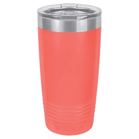 Polar Camel 20 oz. Coral Ringneck Vacuum Insulated Tumbler - JJ's Party House