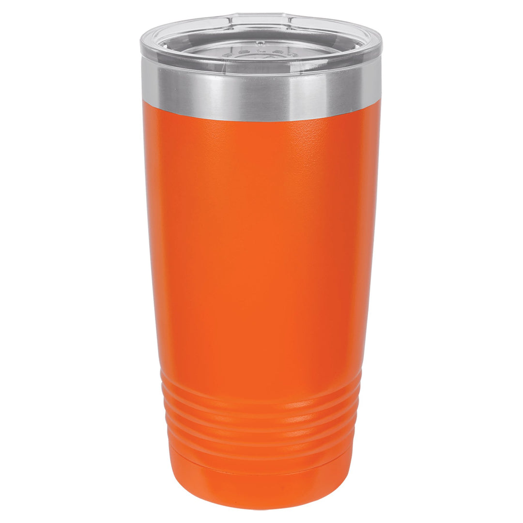 Polar Camel 20 oz. Orange Ringneck Vacuum Insulated Tumbler - JJ's Party House