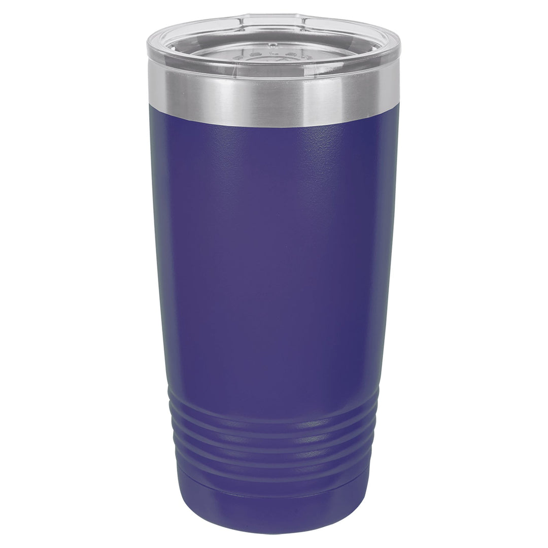 Polar Camel 20 oz. Purple Ringneck Vacuum Insulated Tumbler - JJ's Party House