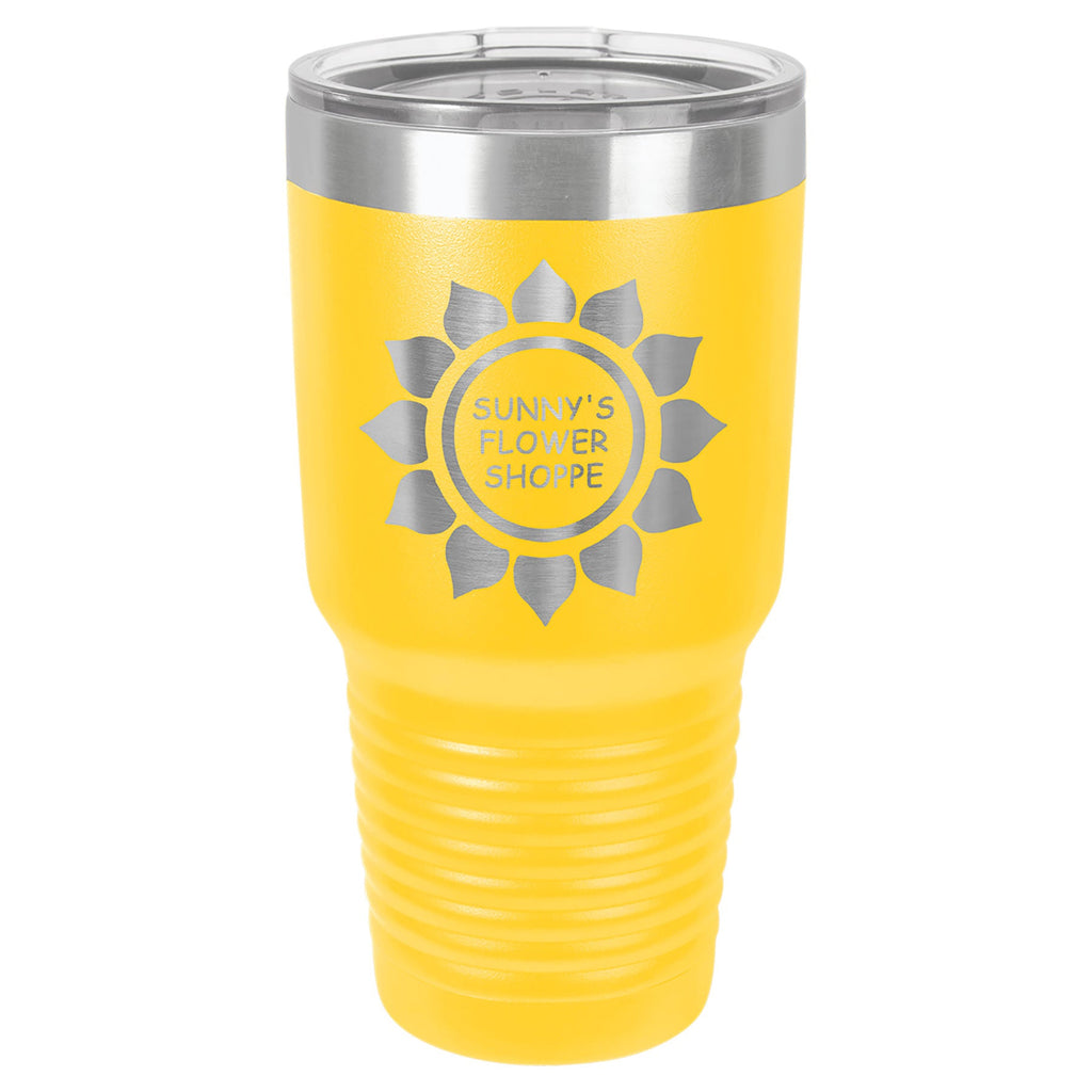 Polar Camel 30 oz. Yellow Ringneck Vacuum Insulated Tumbler - JJ's Party House