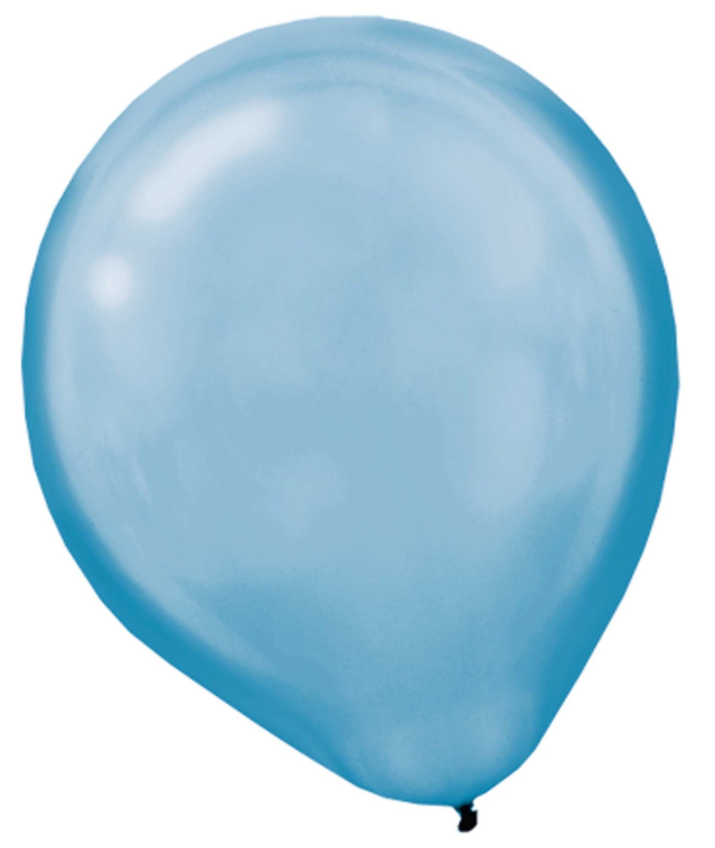 Powder Blue Pearlized Latex Balloons 100ct - JJ's Party House