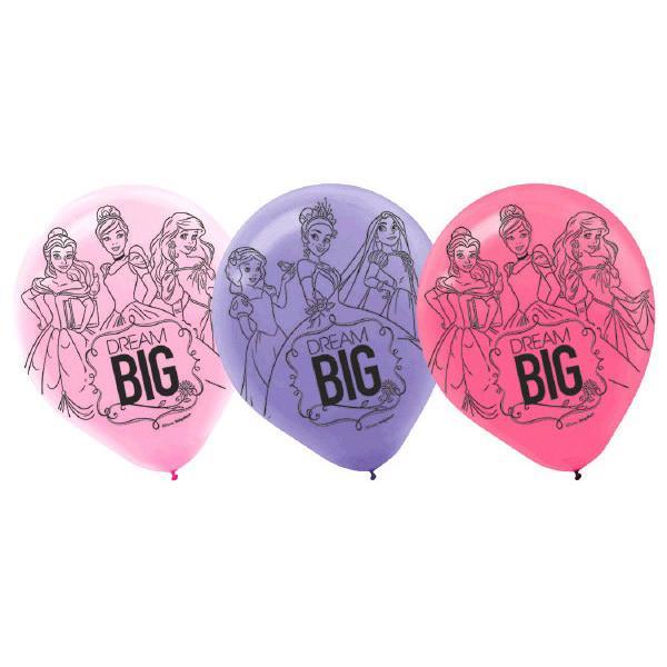 Princess Printed Latex Balloon - JJ's Party House