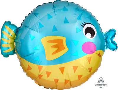 Puffer Fish Mylar Balloon 19'' - JJ's Party House