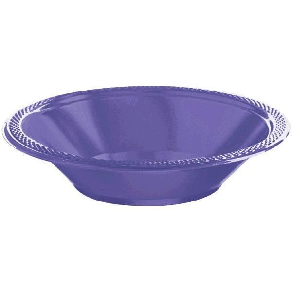 Purple 12oz Plastic Bowls, 20ct - JJ's Party House: Birthday, Balloons & Custom Party Favors