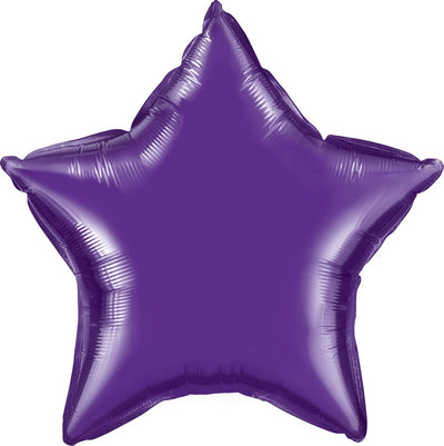 Purple Star Foil Balloon - JJ's Party House