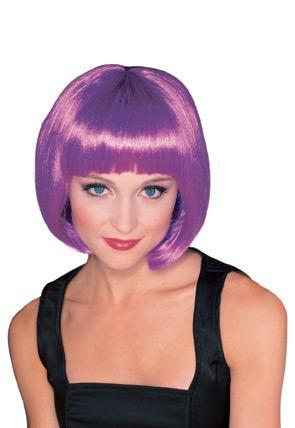 Purple Super Model Wig - JJ's Party House