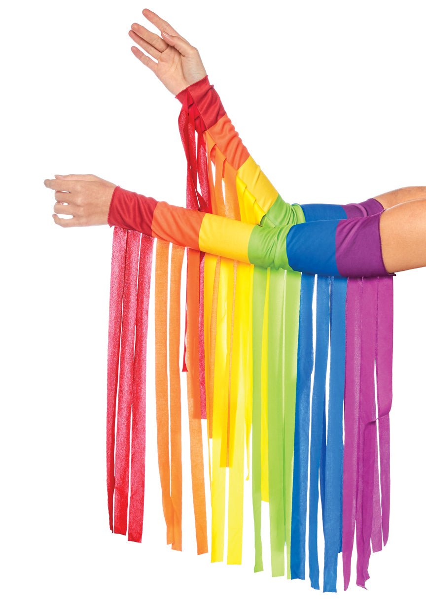 Rainbow Fringe Arm Bands - JJ's Party House