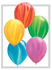 Rainbow Supergate Balloons - JJ's Party House