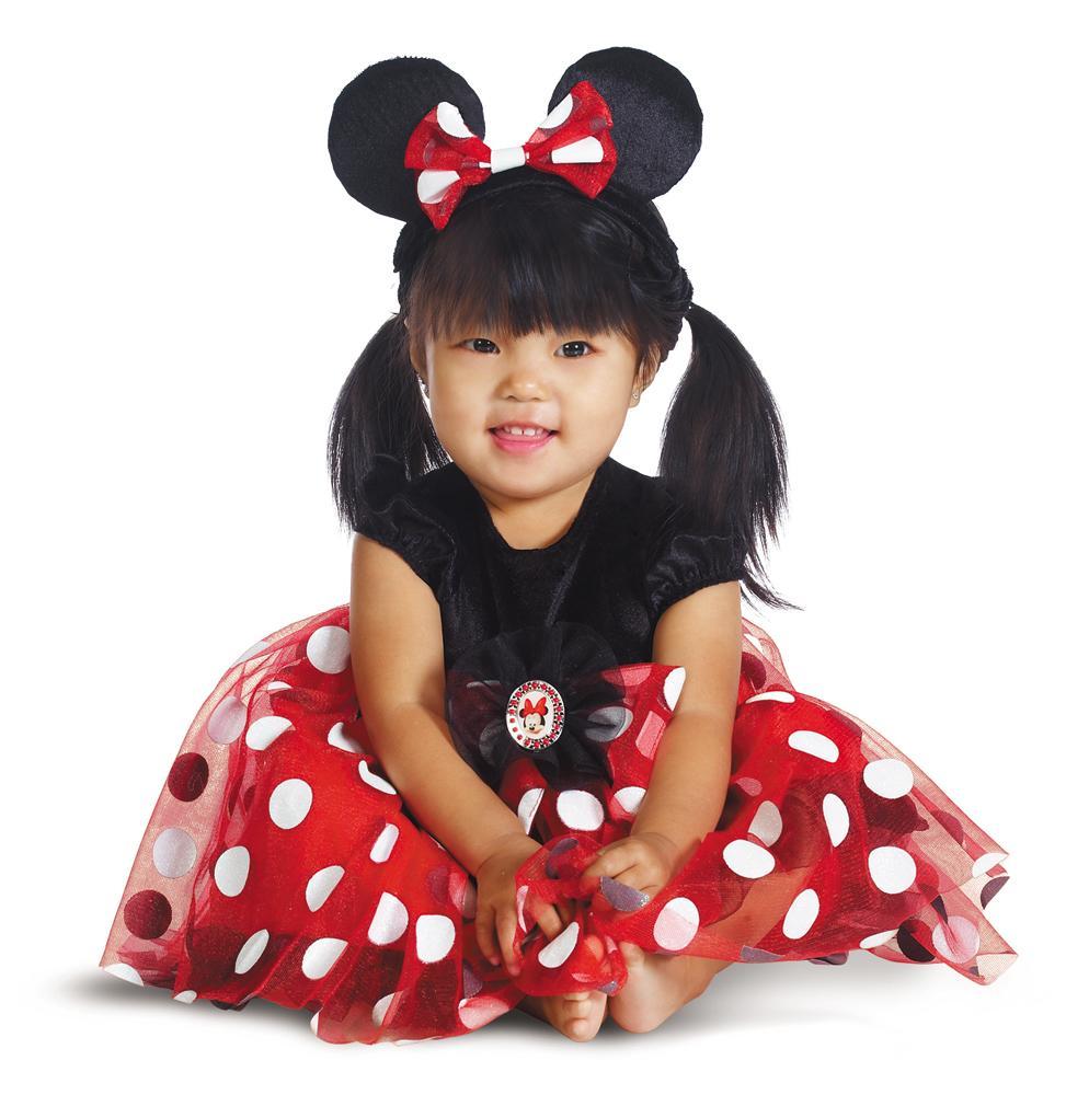 Red Minnie Costume DIS-44958 6-12 MO - JJ's Party House