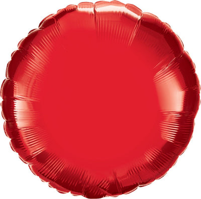 Red Round 18'' Balloon - JJ's Party House - Custom Frosted Cups and Napkins