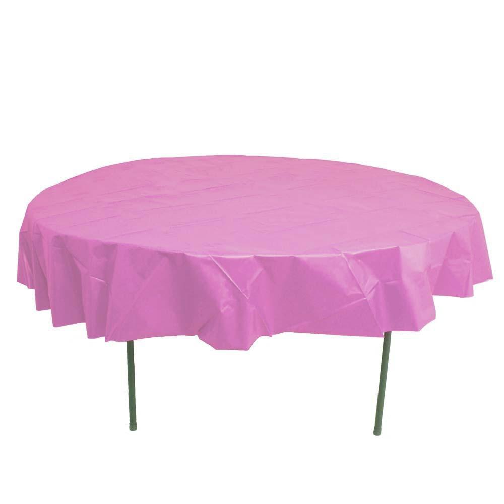 Ro-Rose 84" Round Plastic Tabl - JJ's Party House