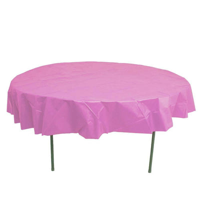 Ro-Rose 84" Round Plastic Tabl - JJ's Party House