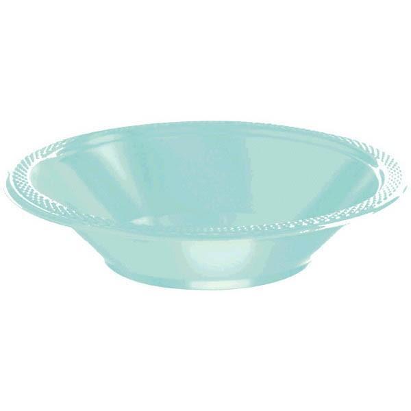 Robin's Egg Blue 12oz Bowls 20ct - JJ's Party House