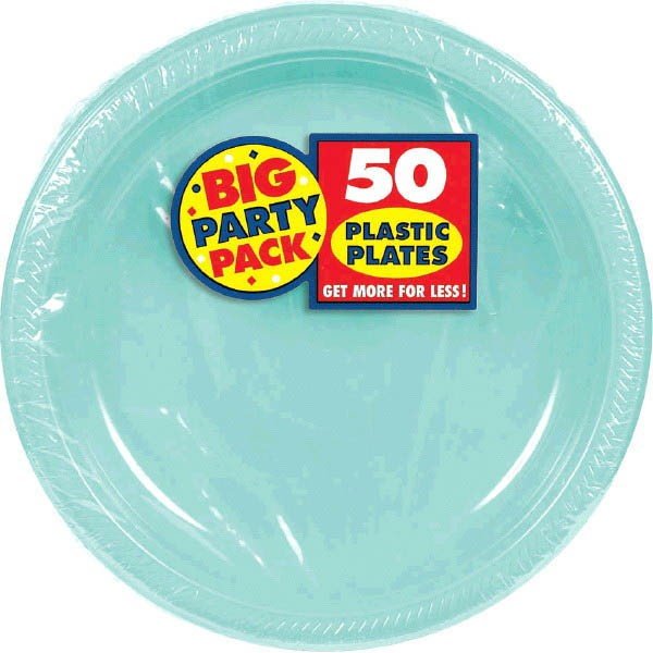 Robin's Egg Blue Dessert Plates 50c - JJ's Party House