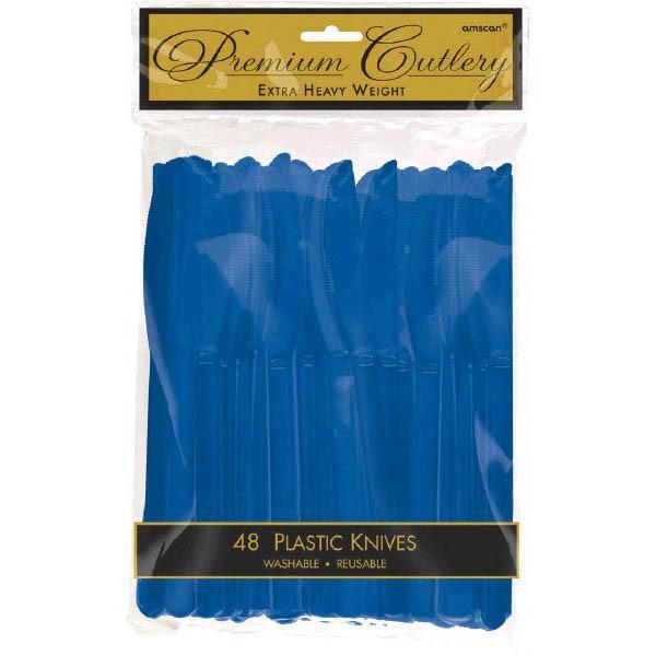 Royal Blue Knives Prem 48ct - JJ's Party House