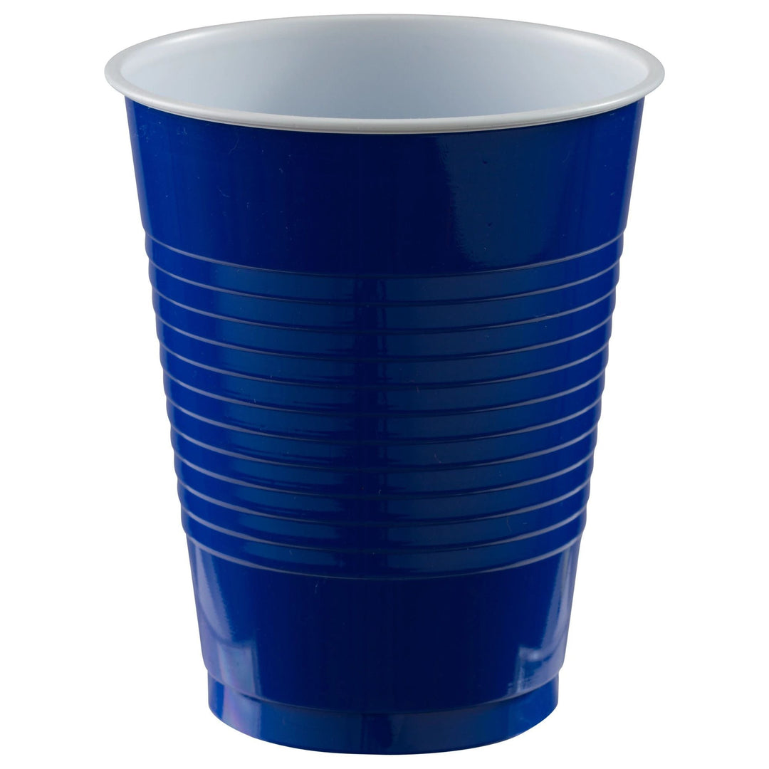 Royal Blue Plastic 18oz Cups 50ct - JJ's Party House: Birthday, Balloons & Custom Party Favors