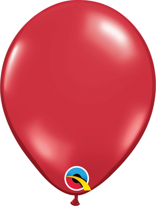 Ruby Red 11" Latex Balloon - JJ's Party House