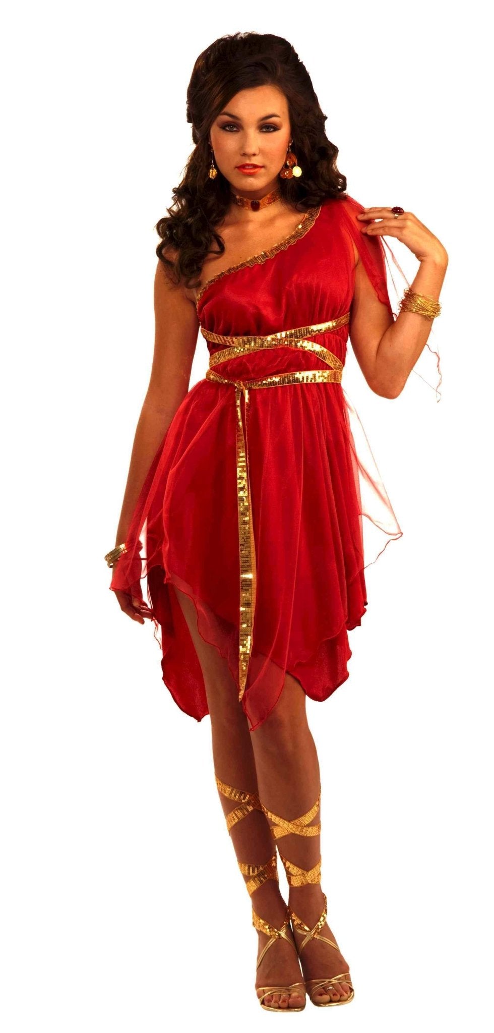 Ruby Red Goddess Costume - JJ's Party House